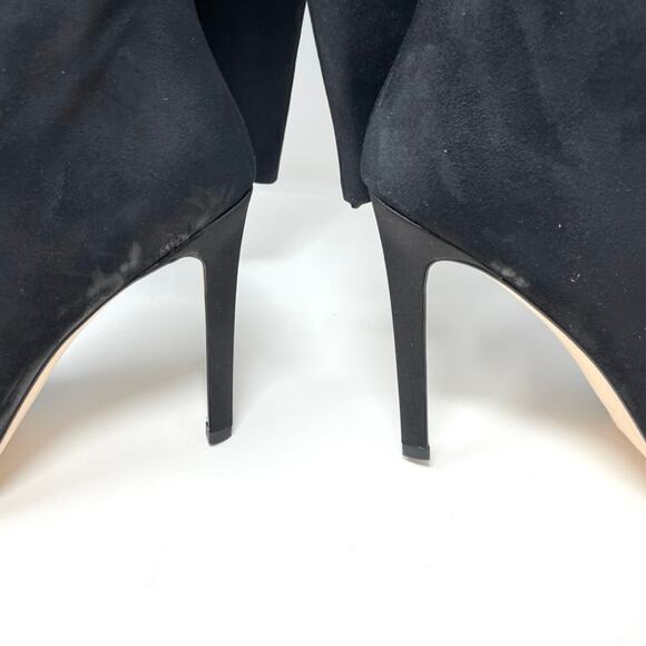 Good American The Weekend Slouchy Over The Knee Boots In Black Size 13 New - Picture 12 of 12